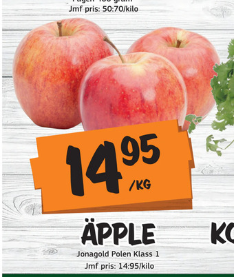 Bazaar Food market Äpple erbjuda