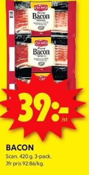 ICA Kvantum BACON Scan erbjuda