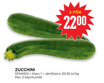 Willys Hemma ZUCCHINI erbjuda