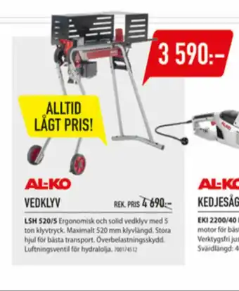 Järnia Al-Ko Vedklyv erbjuda