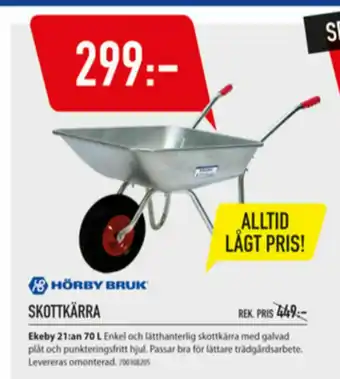 Järnia Hörby Bruk Skottkärra erbjuda