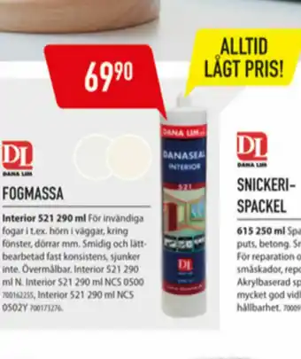 Järnia Dana Lim Fogmassa erbjuda