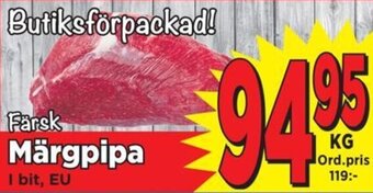 Supergrossen Färsk Märgpipa erbjuda