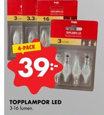 ÖoB TOPPLAMPOR LED erbjuda