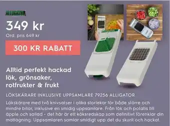 Electrolux Home Lökskärare inklusive uppsamlare 79256 alligator erbjuda