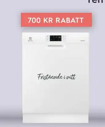 Electrolux Home DISKMASKIN ESF7000W3 H 818 x B 596 x D 590 mm erbjuda