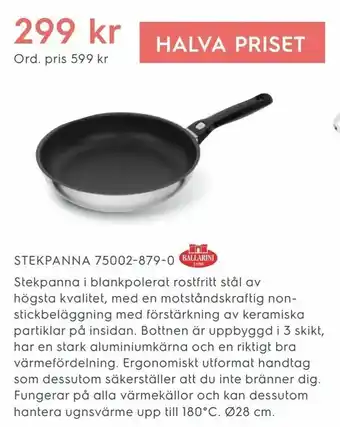 Electrolux Home STEKPANNA 75002-879-0 erbjuda