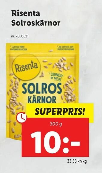Lidl Risenta Solroskärnor erbjuda