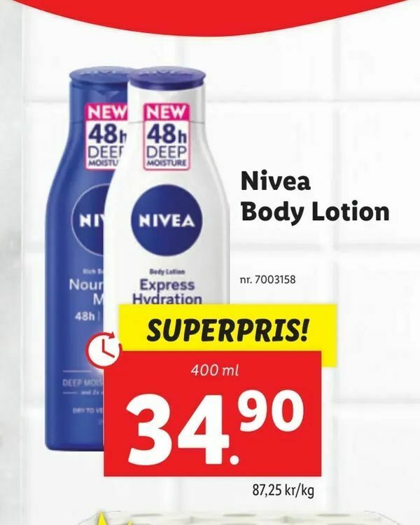 Nivea Body Lotion erbjudande hos Lidl