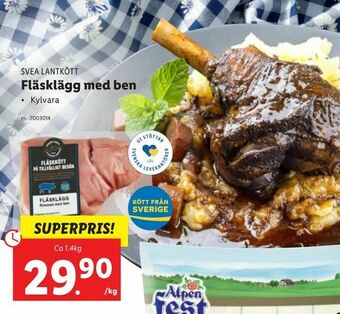 Lidl Fläsklägg med ben erbjuda