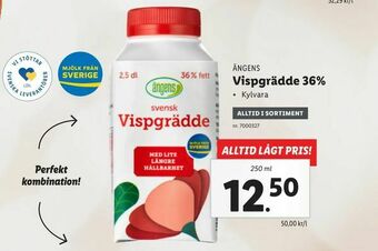 Lidl Vispgrädde 36% erbjuda