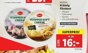 Lidl Krämig Färskost erbjuda