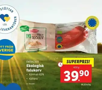 Lidl Ekologisk falukorv erbjuda