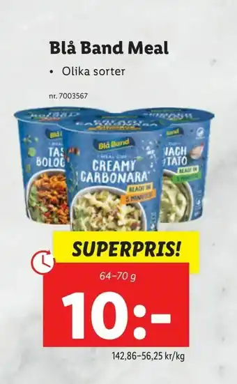 Lidl Blå Band Meal erbjuda