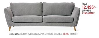 Mio 3-sits soffa erbjuda