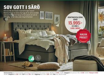 Mio Kontinentalsäng särö erbjuda