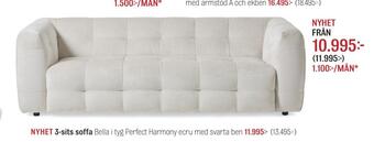 Mio 3-sits soffa erbjuda