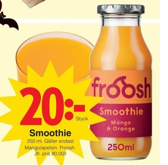 Matöppet Smoothie erbjuda