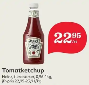Hemköp Heinz Tomato Ketchup 0,96-1kg erbjuda