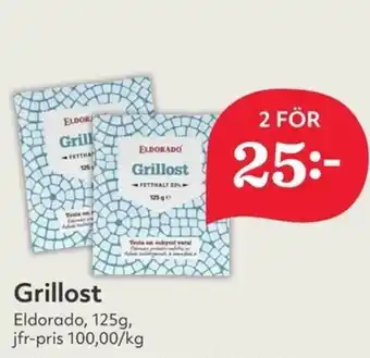 Hemköp Eldorado Grillost 125g erbjuda