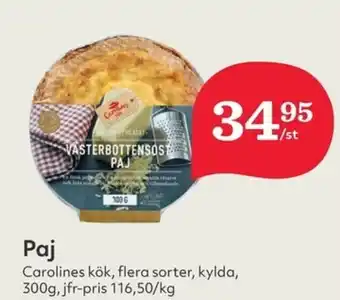 Hemköp Carolines Kök Paj 300g erbjuda