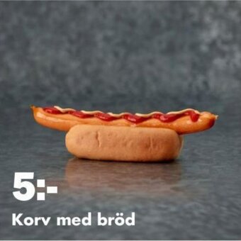 Biltema Korv med bröd erbjuda