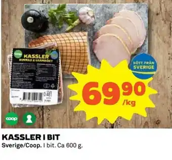 Coop Coop Kassler I Bit 600g erbjuda