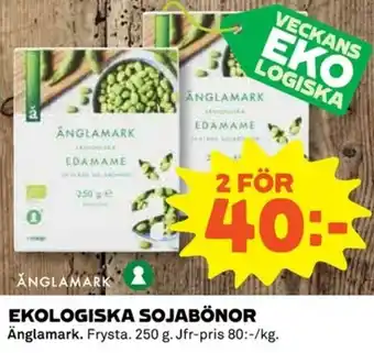 Coop Änglamark Ekologiska Sojabönor 250g erbjuda