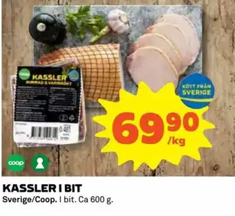 Coop Daglivs Coop Kassler I Bit 600g erbjuda
