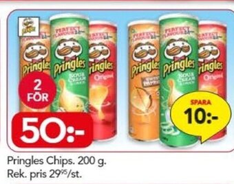 Bo Ohlsson Pringles Chips. 200 g. erbjuda