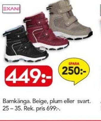 Bo Ohlsson Barnkänga. Beige, plum eller svart. 25-35 erbjuda