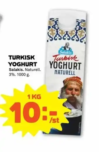 Stora Coop Salakis Turkisk Yoghurt 1kg erbjuda