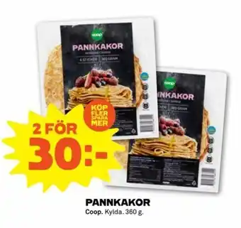 Stora Coop Coop Pannkakor 360g erbjuda