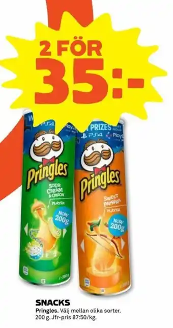 Pringles Snacks 200g