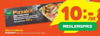 Stora Coop Coop Pizzakit 600g erbjuda