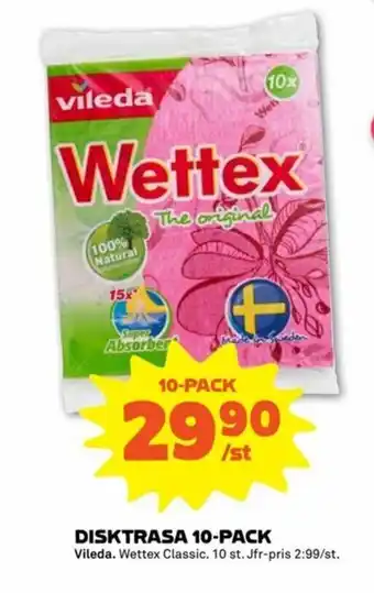 Stora Coop Vileda Disktrasa 10-pack erbjuda