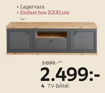 XXXLutz Tv-bänk erbjuda