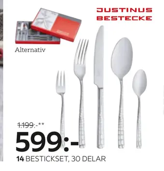 XXXLutz Bestickset, 30 delar erbjuda