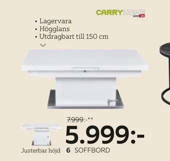 XXXLutz Soffbord erbjuda