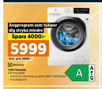 Power Electrolux tvättmaskin erbjuda