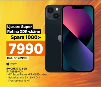 Power Iphone 13 mobiltelefon erbjuda