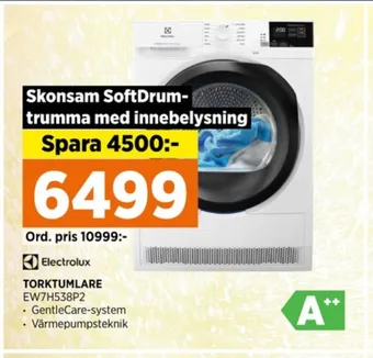 Power Electrolux torktumlare erbjuda