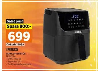 Power Princess airfryer erbjuda