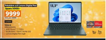 Power Lenovo laptop erbjuda
