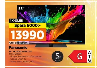 Power Panasonic tv erbjuda