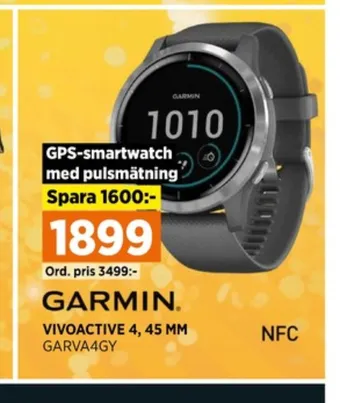 Power Garmin sportsklocka erbjuda