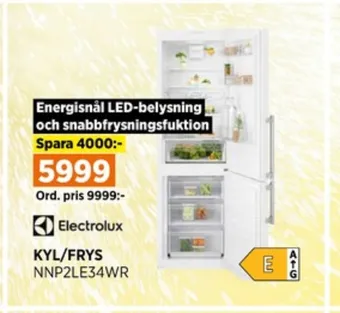 Electrolux kyl- & frysskåp