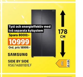 Power Samsung kyl- & frysskåp erbjuda
