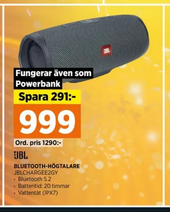 Power Jbl högtalare erbjuda