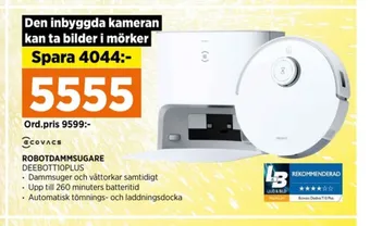 Power Ecovacs robotdammsugare erbjuda